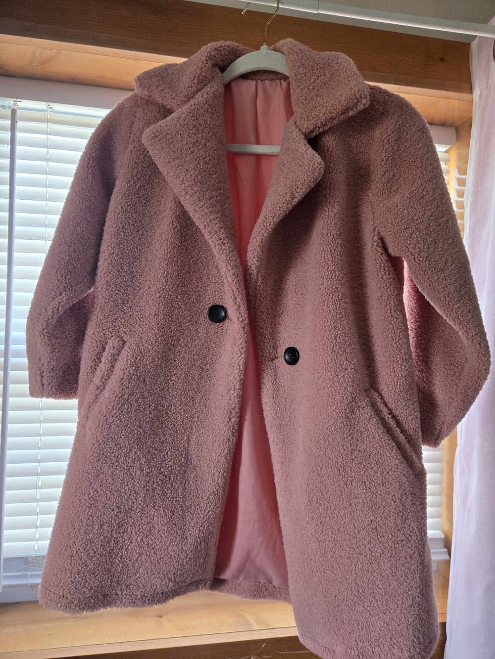 Women’s Pink Teddy Coat - Amazon